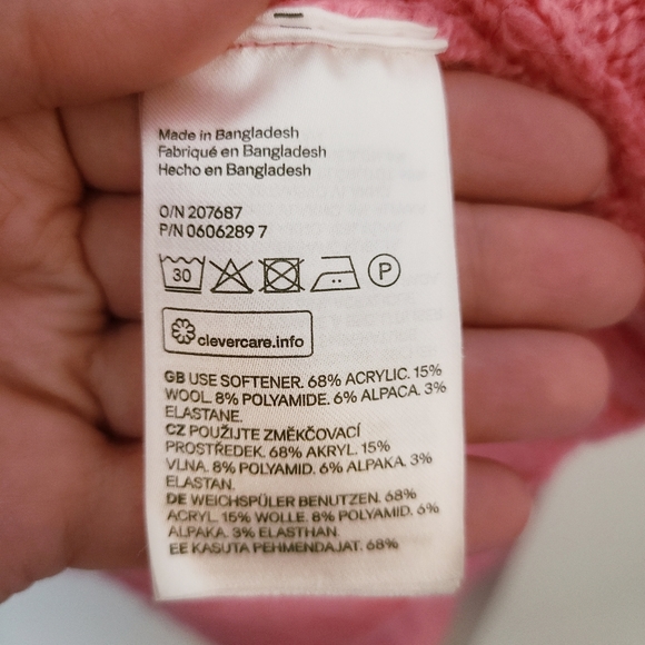 Wide Neck Drop Shoulder oversized H&M Sweater - Picture 11 of 12